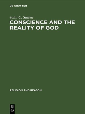 cover image of Conscience and the Reality of God